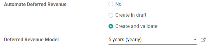 Automatiser les produits constatés d'avance sur un compte dans Odoo Comptabilité
