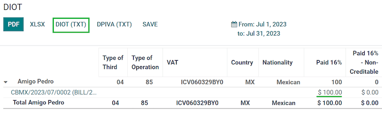 DIOT-(TXT)-Download-Schaltfläche.