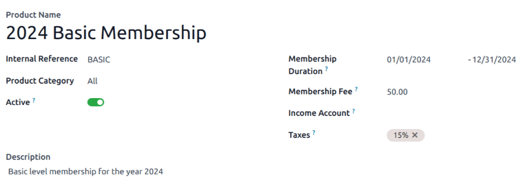 Un nuovo prodotto iscrizione nell'app Iscritti.