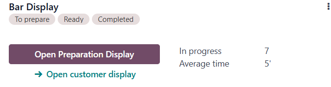 준비 화면의 칸반 보기