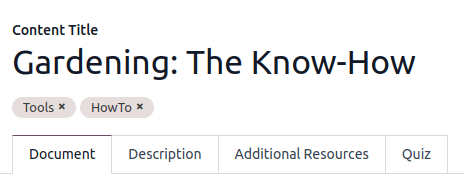 建立你的內容。