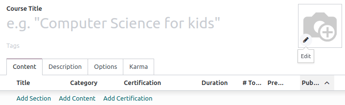 建立你的電子學習課程