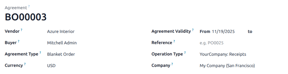 Nouvelle convention d'achat de contrat-cadre avec ajout de produits.