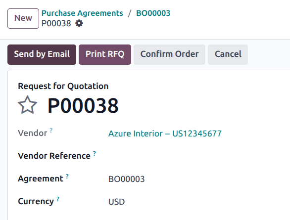 Nouveau devis avec des produits et des règles copiés du contrat-cadre.