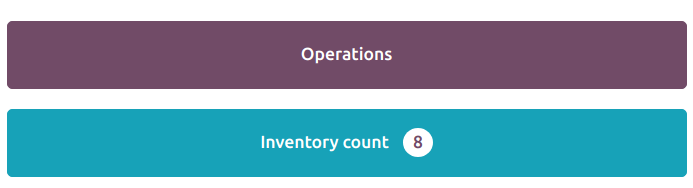 带有指定计数的条形码仪表盘。