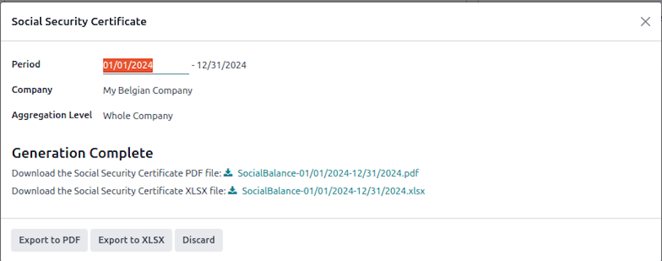 社会保障证书向导。