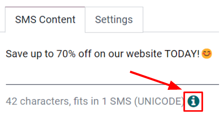 SMS 요금 확인 아이콘