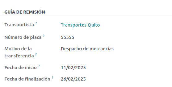 Delivery Guide Settings.