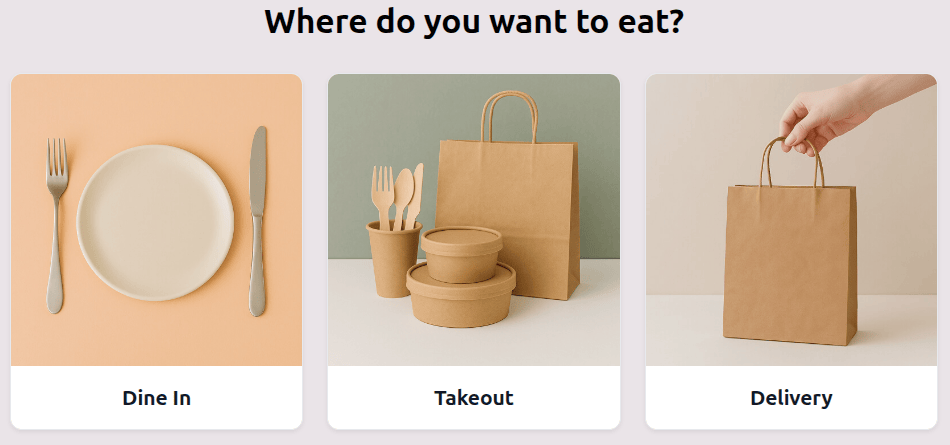 Presets in kiosk mode.
