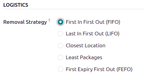 Set First In First Out as the location removal strategy.