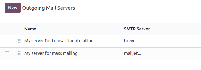 Voorbeeld van splitsing tussen transactie- en massa-mailing mailservers.