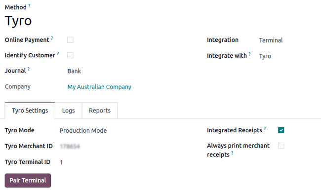 Formulário para criar uma nova forma de pagamento.